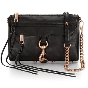 Rebecca Minkoff Mini Mac Crossbody Rose Gold
